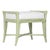 Not Yet Made - Made To Order Small Malacca Bench - Celery Green For Sale - Image 5 of 8