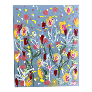 “Spring Sky” Contemporary Abstract Painting by Cassandra Auker