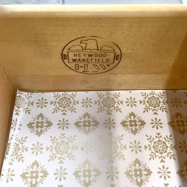 Vintage Heywood-Wakefield Encore Wheat Finish Buffet Sideboard For Sale - Image 17 of 18