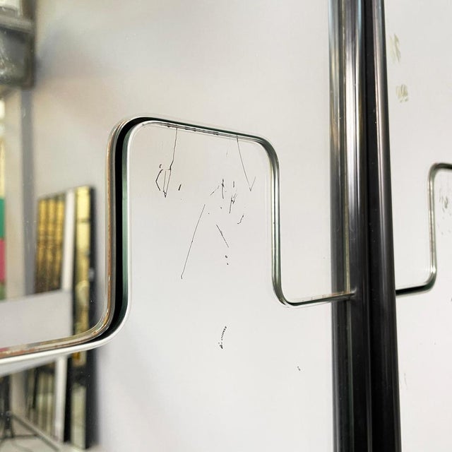 Modern Italian Wall Mirror Hangers Gronda attributed to Luciano Bertoncini for Elco, 1970s, Set of 3 For Sale - Image 9 of 17