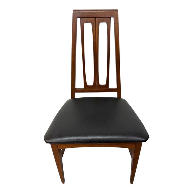 Mid-Century Modern Young Manufacturing Walnut Dining Chairs - Set of 6 For Sale In Philadelphia - Image 6 of 8