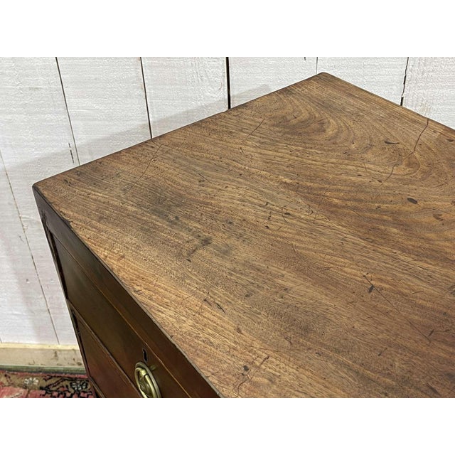 Antique English Mahogany Chest of Drawers, 1800s For Sale - Image 14 of 18