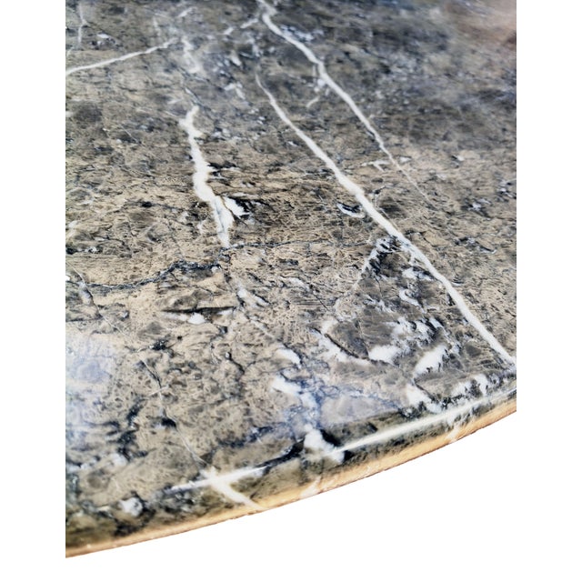 1960s M1 Table in Green Mondragone Marble by Angelo Mangiarotti for Skipper, 1960s For Sale - Image 5 of 7