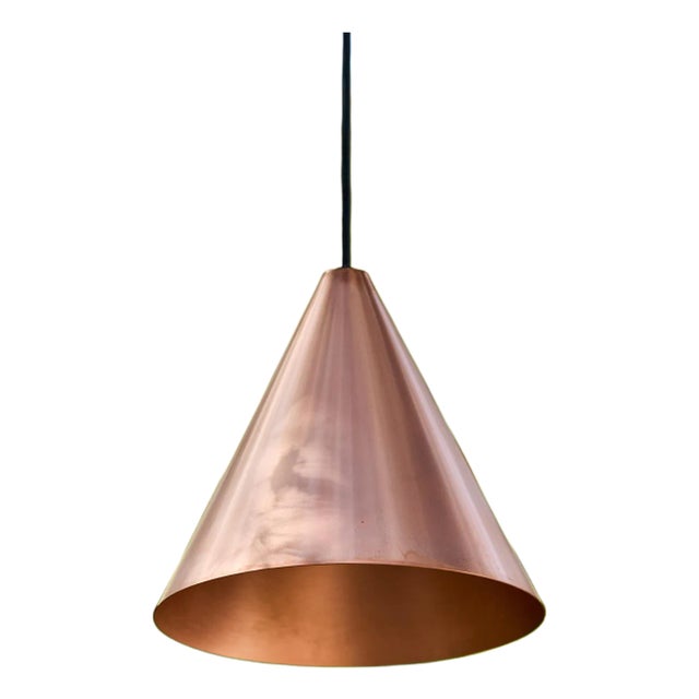Hans-Agne Jakobsson Raw Copper 'Tratten' Outdoor Pendant For Sale