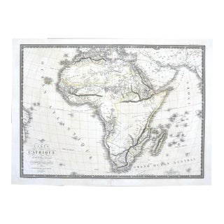 Map of Africa by C. Brue, 1820 For Sale