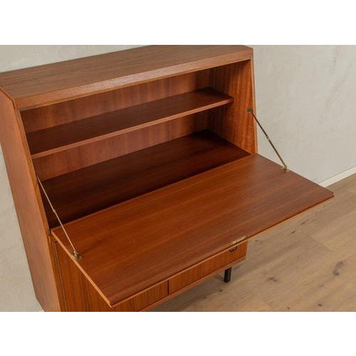 Vintage Wooden Brown Bureau, 1960s For Sale - Image 5 of 7