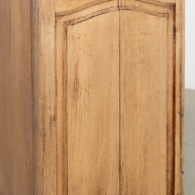 19th Century Large French Carved Bleached Oak Sideboard Buffet For Sale - Image 14 of 18