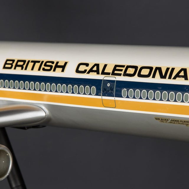 20th Century British Fiberglass Caledonian DC10 Airplane Model, 1970 For Sale - Image 10 of 18