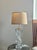 Vintage French Regency Crystal Art Verrier (Art Glass) Table Lamp Att. Art Vannes For Sale - Image 11 of 16