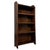 Early 20th Century English Oak Open Bookcase For Sale - Image 4 of 11
