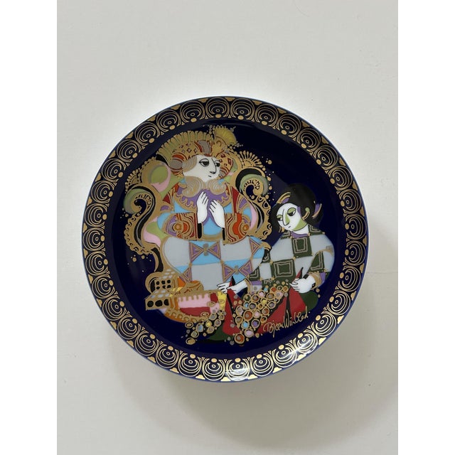 No. VIII Aladdin Plate by Bjørn Wiinblad for Rosenthal, 1970s For Sale - Image 6 of 6