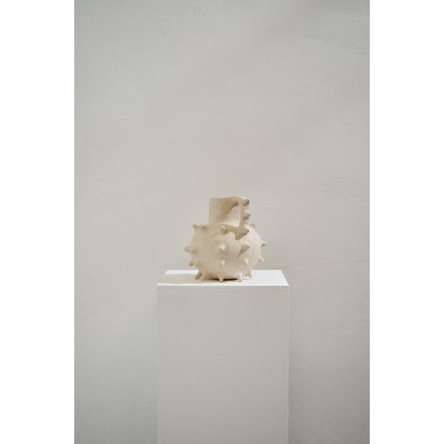Not Yet Made - Made To Order The Beige Sandstone Vase by Lou Thomas For Sale - Image 5 of 6
