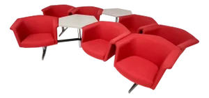Modular Waiting Room Set from Artifort, 1980s, Set of 6