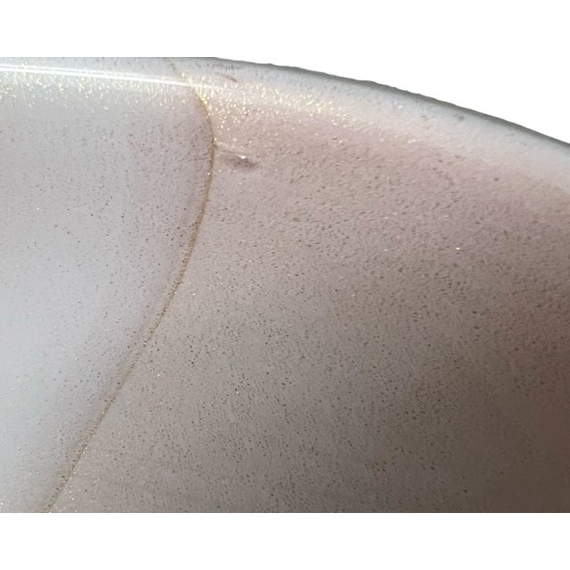 Pink Vintage Mid Century Modern Alfredo Barbini Murano Glass Catch All Pink Circus Bowl Italian Italy For Sale - Image 8 of 8