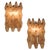 Poliedri Wall Lights by Carlo Scarpa for Venini, Italy, 1960s, Set of 2 For Sale