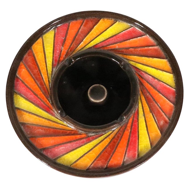 2 Pc. Mid Century Ceramic Smoking Set Hookwink II by Chaney by Vohann of California For Sale - Image 10 of 12