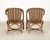 Pair of McGuire Organic Modern Rattan and Cane Armchairs For Sale - Image 17 of 18