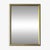 Wood Rectangular Beveled Mirror with Two-Tone Frame, Italy, 1960 For Sale - Image 7 of 7