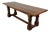 English 19th Century Walnut Dining Table with Turned Legs and H-Form Stretcher For Sale