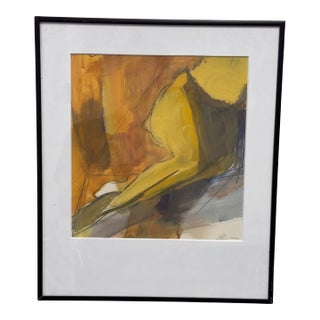 Artist Signed "Roots" Acrylic Painting Framed, Circa 2003 For Sale