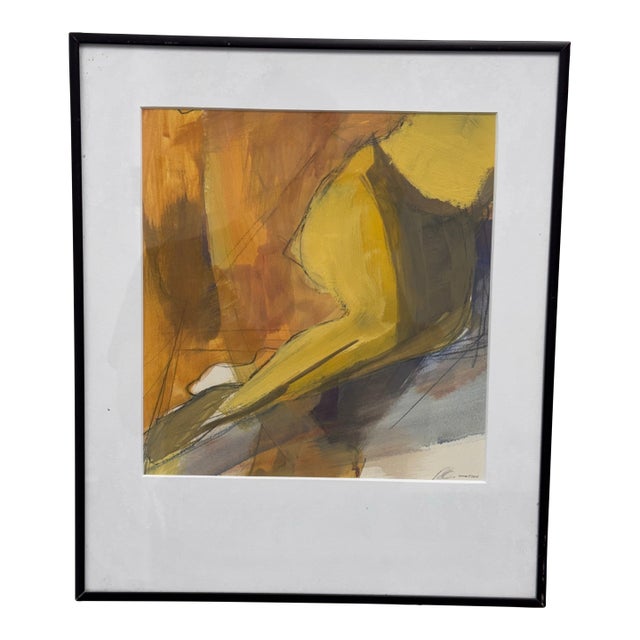 Artist Signed "Roots" Acrylic Painting Framed, Circa 2003 For Sale
