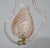 1950s Mid Century Modern Pink Leaf Murano Glass Chandelier by Barovier E Toso For Sale - Image 15 of 16
