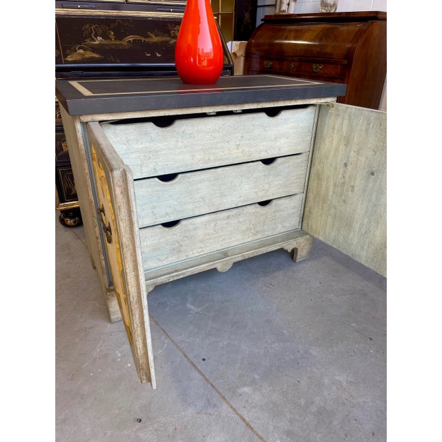 Baker Furniture Company Late 20th Century Painted Commode For Sale - Image 4 of 12