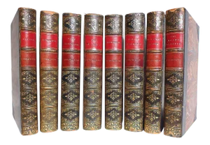 19th Century Decorative and Illustrated Volumes, William Harrison Ainsworth's Works - 8 Books