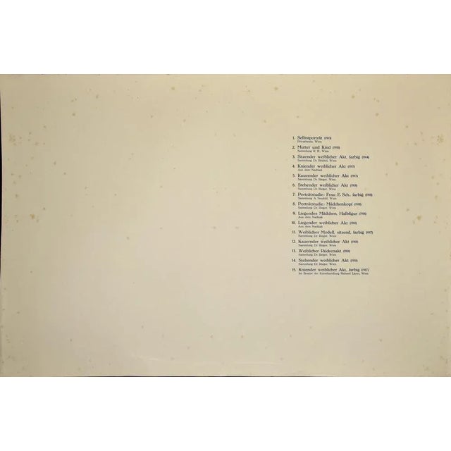 1920s After Egon Schiele, Mother and Child, Collotype Print For Sale - Image 5 of 7