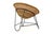 Mid-Century Modern Wicker Basket Armchair in the style of Matthieu Matégot For Sale - Image 4 of 18