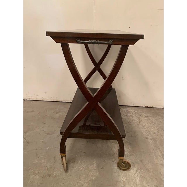 Serving Table in Mahogany, 1960s For Sale - Image 5 of 7