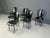 Postmodern Italian Leather Dining Chairs, 1980s, Set of 6 For Sale - Image 3 of 10