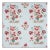 Sample - Schumacher Ashford Linen Fabric in Rose & Sky For Sale