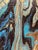 Blue Contemporary Abstract Expressionism "Marble" Original Oil Painting For Sale - Image 8 of 12