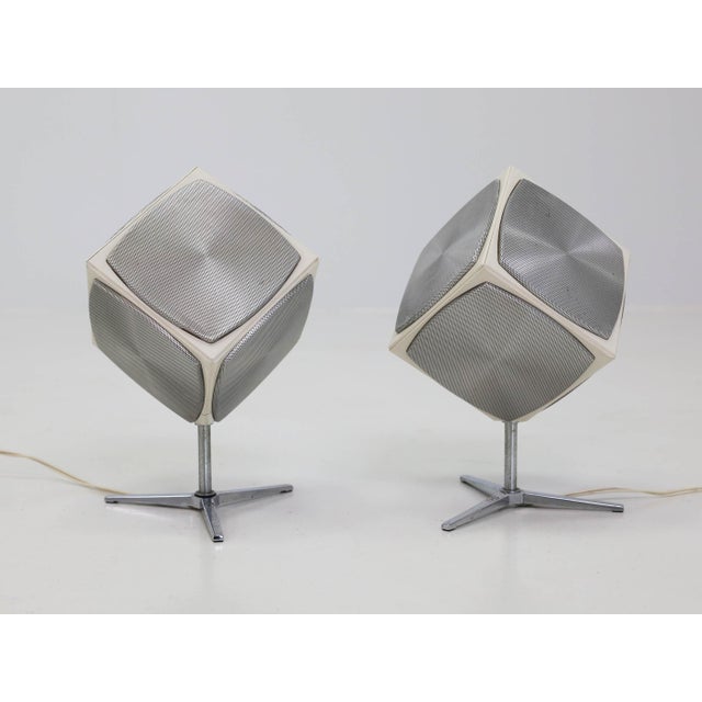Audio Speakers from Grundig, 1960s, Set of 2, in Good conditions. Designed 1960 to 1969 This piece has an attribution...