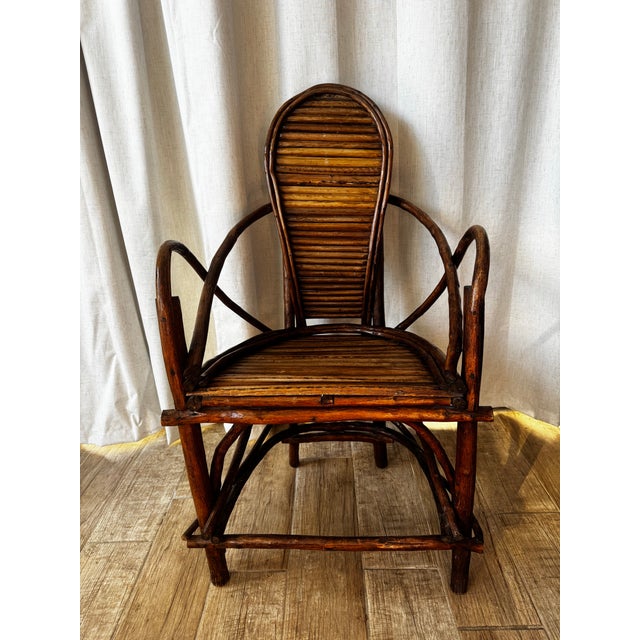 Antique Bentwood Twig Wooden Chair For Sale - Image 10 of 10