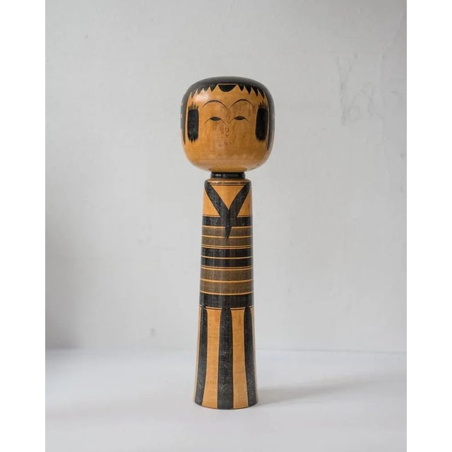 Mid-Century Kokeshi Figurines in Cherry, 1960s, Japan, Set of 2 For Sale - Image 3 of 4