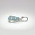 Metal 4.6ct Aquamarine Pendant With Natural Diamonds Accents: Solid 14k Gold, 15x10mm For Sale - Image 7 of 9