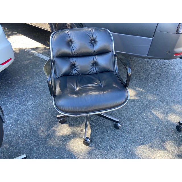 Vintage Mid Century Modern Knoll Pollock Desk Chairs Set of 4 For Sale - Image 10 of 18
