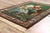 Dark Green Vintage Persian Pictorial Tabriz Rug, 03'03 X 04'08 For Sale - Image 8 of 10