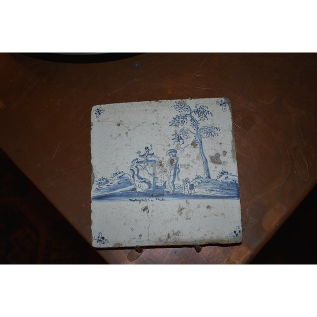 Traditional Antique Delft 17th or 18th Century For Sale - Image 3 of 6