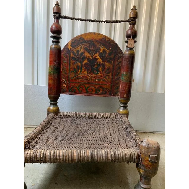 Mid 20th Century Mid 20th Century Tribal Swat Chair For Sale - Image 5 of 5