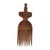 Early 20th Century Nyamwezi Mwana Hiti Figural Comb Tanzania For Sale In Denver - Image 6 of 7