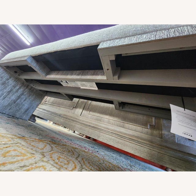 2020s Bernhardt Foundation Bench Light Gray Fabric For Sale - Image 5 of 8