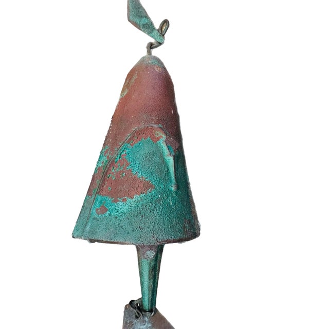 Mid-Century Modern 1960s Bronze Wind Bell Chime by Paolo Soleri for Arcosanti For Sale - Image 3 of 9