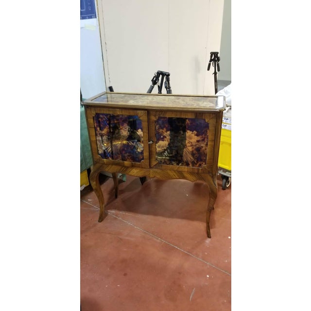 Vintage Vernis Martin Cabinet Dim.: 36"W x 15"D x 38"H Material: French wood and Vernis Martin cabinet Origin: France...