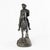 Antique spelter horse and rider clock topper statue. Great details in this piece all the way down to the hair. Wonderful...