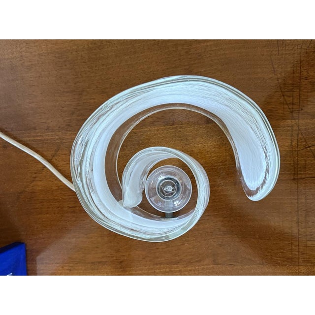 Murano Blown Glass Sculptural Table Lamp, La Murrina, Italy, 1970s For Sale - Image 4 of 18