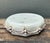 Hollywood Regency Vintage Glazed Ceramic Swag Pedestal For Sale - Image 3 of 12