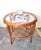 This round coffee table Is attributed to Paolo Buffa for form and style. No logo. This piece is attributed to the...